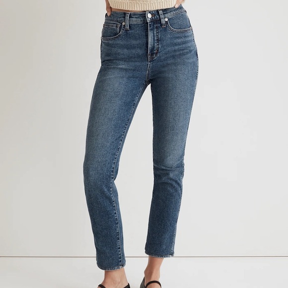 Madewell Stovepipe Jeans in Auraria Wash Size 27 - Picture 1 of 8